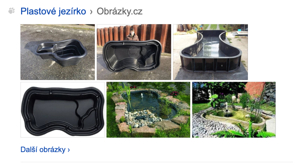 SERP v Seznam.cz - hint z obrázků