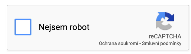 CAPTCHA Google - potvrzení, že nejsem robot