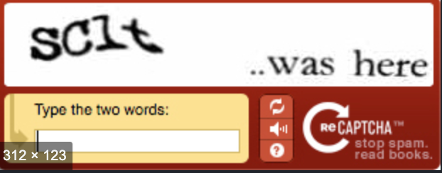 CAPTCHA - opsání textu z obrázku